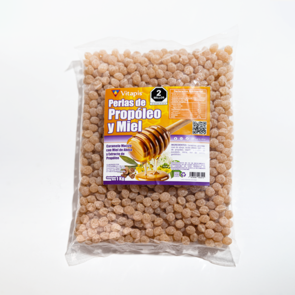 PERLAS DE PROPÓLEO Y MIEL