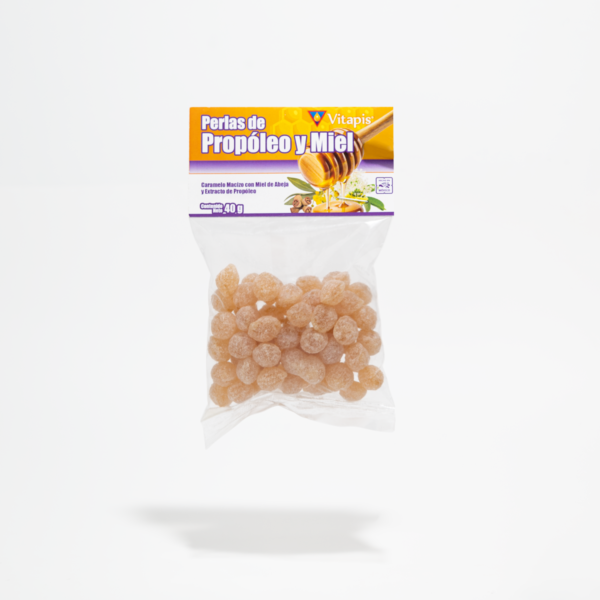PERLAS DE PROPÓLEO Y MIEL
